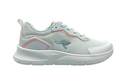 KangaROOS Damen K-NJ Nyla Sneaker, White/Blue Sky, 40 EU von KangaROOS