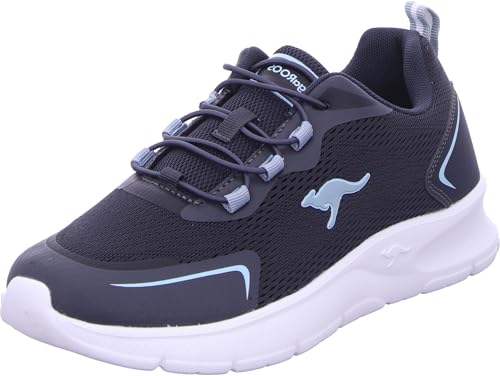 KangaROOS Damen K-NJ Stepper OS Sneaker, Raven/Stone Green, 41 EU von KangaROOS