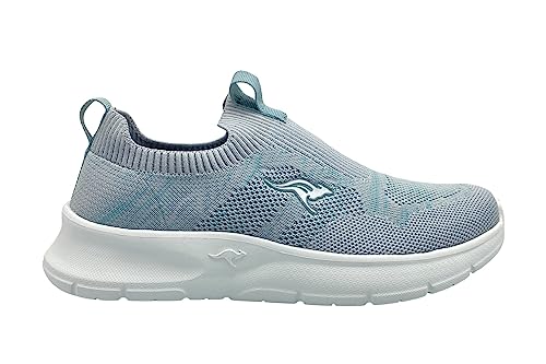 KangaROOS Damen K-NJ Zoe Slippers & Mokassins, Vapor Grey/Stone Green, 36 EU von KangaROOS