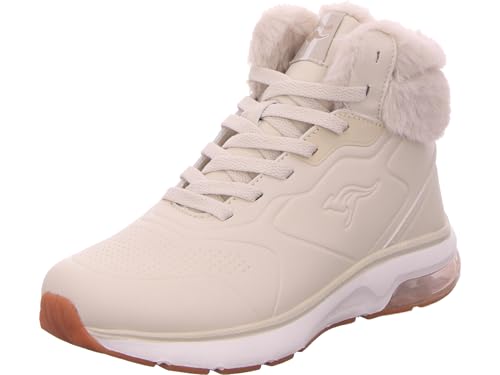 KangaROOS Damen K-PL Dreams Mid Sneaker, beige, 37 EU von KangaROOS