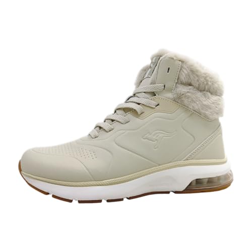 KangaROOS K-PL Dreams Mid Damenschuhe Gefüttert Winterstiefel Beige, Schuhgröße:38 EU von KangaROOS