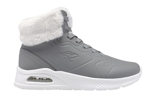 KangaROOS Damen K-PLN Dreams Mid Sneaker, Ultimate Grey/Nimbus Cloud, 40 EU von KangaROOS