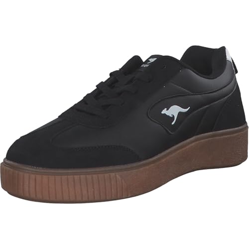 KangaROOS Damen K-Plat Megan Sneaker, Jet Black/White, 40 EU KangaROOS Damen K-Plat Megan Sneaker, Jet Black/White, 40 EU von KangaROOS