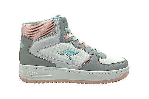 KangaROOS Damen K-Top Dora Sneaker, Nimbus Cloud/Mint, 38 EU von KangaROOS