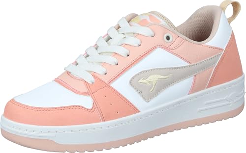 KangaROOS Damen K-Top Juna Sneaker, Peach Blush/cool beige, 39 EU von KangaROOS