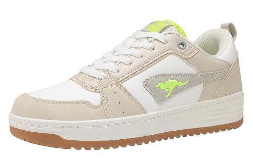 KangaROOS Damen K-Top Juna Sneaker, beige/limetta, 40 EU KangaROOS Damen K-Top Juna Sneaker, beige/limetta, 40 EU von KangaROOS