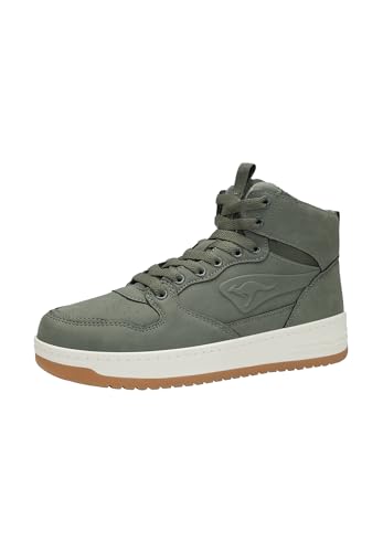 KangaROOS Damen K-Top Power Mid Sneaker, Military Green, 37 EU von KangaROOS