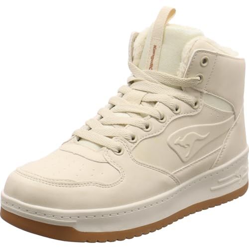 KangaROOS Damen K-Top Power Mid Sneaker, beige, 41 EU von KangaROOS