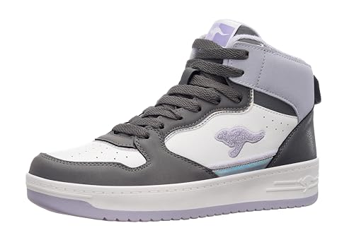 KangaROOS Damen K-Top Venu Sneaker, Steel Grey/lavendin, 37 EU von KangaROOS