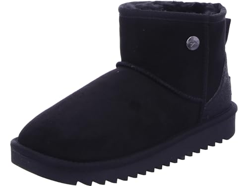 KangaROOS Damen K-UW Broome Schneestiefel, Jet Black, 37 EU von KangaROOS