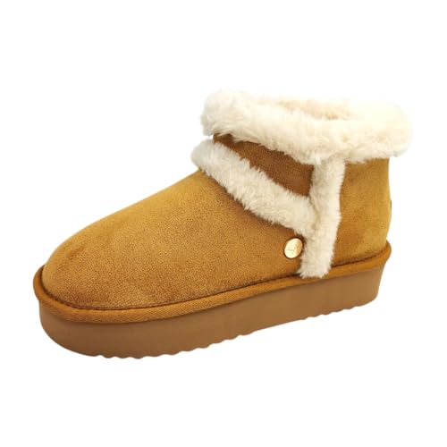 KangaROOS Damen K-UW Platform Schneestiefel, tan, 39 EU von KangaROOS