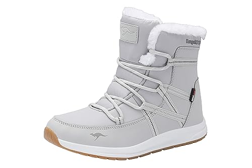 KangaROOS Damen K-WW Leyla RTX Stiefel, Vapor Grey/Steel Grey, 39 EU von KangaROOS