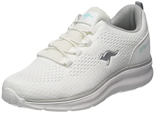 KangaROOS Damen KJ-Softy Sneaker, White/Vapor Grey, 36 EU von KangaROOS