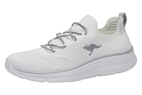 KangaROOS Damen KJ-Stunning Sneaker, White/Vapor Grey, 40 EU von KangaROOS