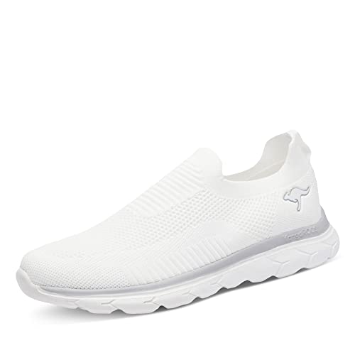 KangaROOS Damen KN-Bristol Slipper, White/Vapor Grey, 41 EU von KangaROOS