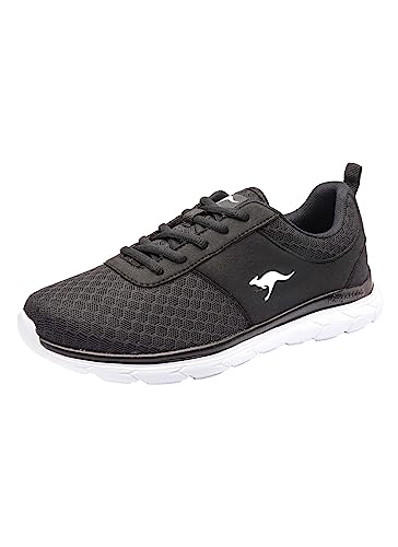 KangaROOS Damen KN-Bumpy Sneaker, Jet Black 5001, 37 EU von KangaROOS