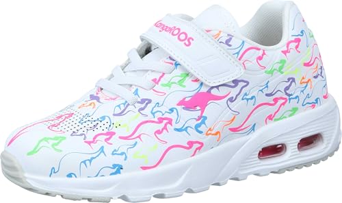 KangaROOS Damen KX-Mega EV Sneaker, White/Multi, 36 EU von KangaROOS