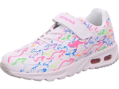 KangaROOS Damen KX-Mega EV Sneaker, White/Multi, 38 EU von KangaROOS