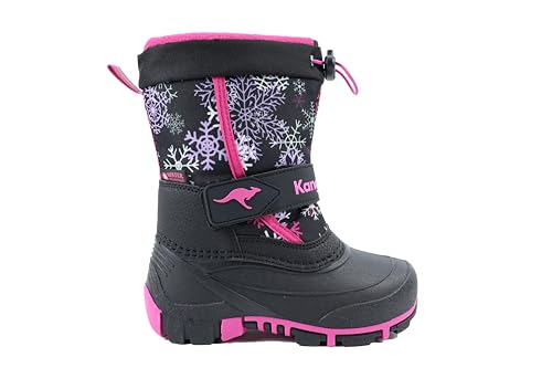 KangaROOS Damen Kanga-Bean IV Schneestiefel, Jet Black/neon pink, 38 EU KangaROOS Damen Kanga-Bean IV Schneestiefel, Jet Black/neon pink, 38 EU von KangaROOS