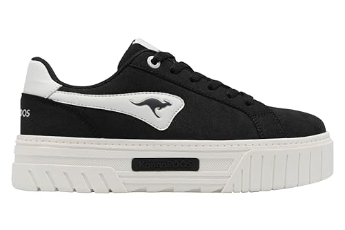 KangaROOS Damen KangaLift Grace Sneaker, Raven/cool beige, 40 EU KangaROOS Damen KangaLift Grace Sneaker, Raven/cool beige, 40 EU von KangaROOS