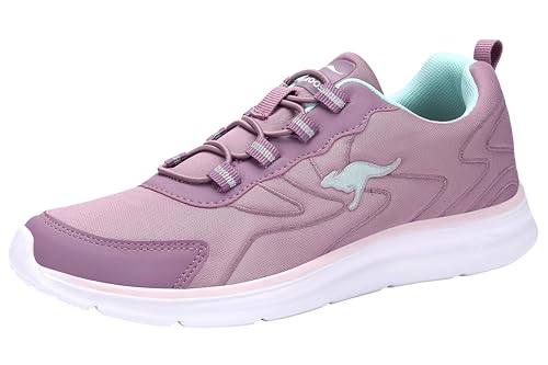 KangaROOS Damen Kj-Flex Sneaker, Grape/Frost pink, 36 EU von KangaROOS