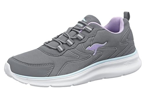 KangaROOS Damen Kj-Flex Sneaker, Steel Grey/Blue Sky, 40 EU von KangaROOS