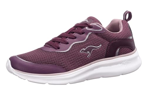 KangaROOS Damen Kj-Swing Sneaker, Dk Berry/Grape, 36 EU von KangaROOS