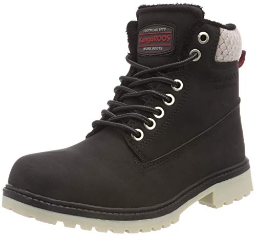 KangaROOS Damen Riveter W III Stiefeletten, Schwarz (Jet Black 5001) von KangaROOS