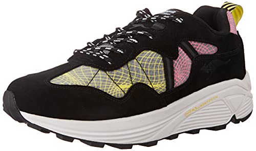 KangaROOS Dynaflow - Vibram Sneakers, jet black/neon pink, 41 EU von KangaROOS