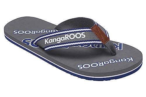 KangaROOS Herren K-BM Perth Sandale, Steel Grey/Navy, 40 EU von KangaROOS