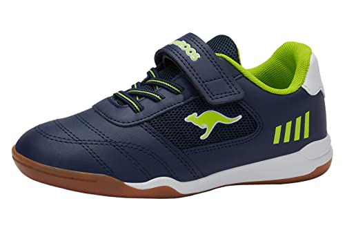 KangaROOS Herren K-Bilyard EV Sportschuhe, dk Navy/Lime, 38 EU von KangaROOS