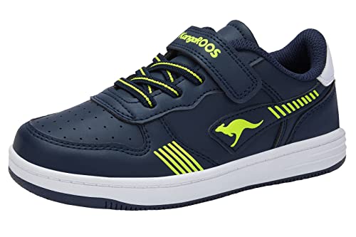 KangaROOS Herren K-CP Boom EV Sneaker, dk Navy/Lime, 35 EU von KangaROOS