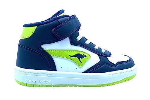 KangaROOS Herren K-cp Jumbo Ev Sneaker, Dk Navy Lime, 35 EU von KangaROOS