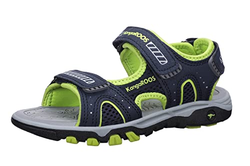 KangaROOS Herren K-Celtic Kento Sandale, dk Navy/Lime, 35 EU von KangaROOS