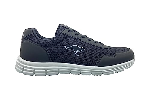 KangaROOS Herren K-FE Dustin Sneaker, Jet Black/White, 41 EU von KangaROOS