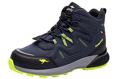 KangaROOS Herren K-hk Tour Rtx Wanderstiefel, Dk Navy Lime, 36 EU von KangaROOS