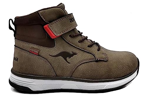 KangaROOS Herren K-Leno V RTX Schneestiefel, Stone Brown/Coffee, 35 EU von KangaROOS