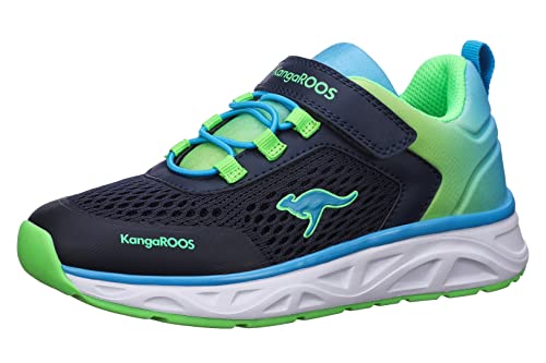 KangaROOS Herren K-OK Swirl EV Sneaker, dk Navy/Sky, 35 EU von KangaROOS