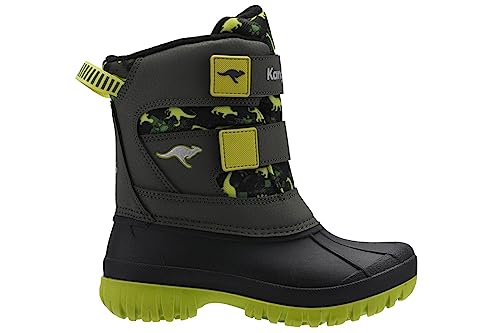 KangaROOS Herren K-Pe Snooze RTX Schneestiefel, Military Green/limetta, 38 EU von KangaROOS