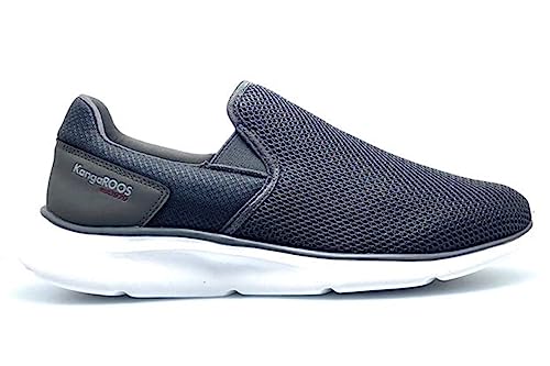 KangaROOS Herren K-Race Comfi Sneaker, Steel Grey/Jet Black, 40 EU von KangaROOS