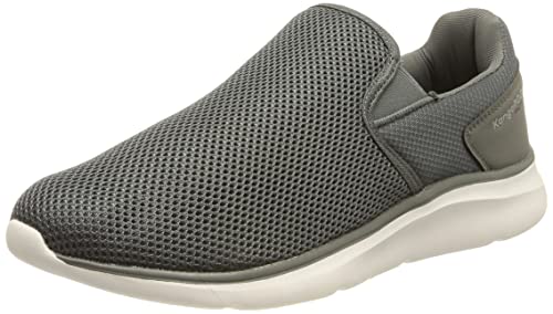 KangaROOS Herren K-Race Comfi Sneaker, Steel Grey/Jet Black, 43 EU von KangaROOS