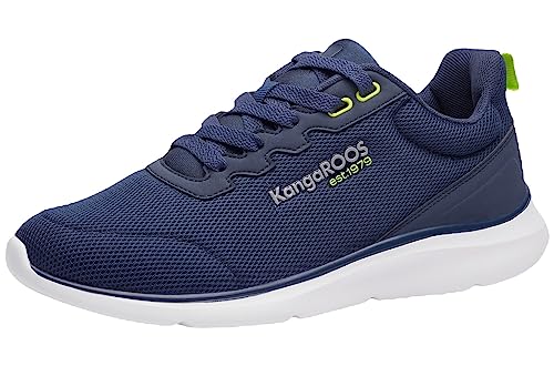 KangaROOS Herren K-Race Ease Sneaker, dk Navy/Lime, 44 EU von KangaROOS