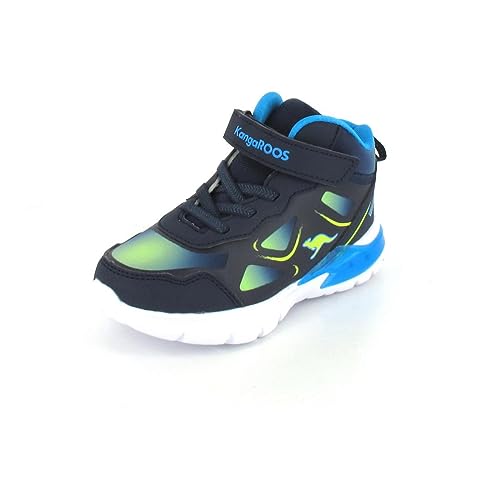 KangaROOS Herren K-Sl Genius Ev Sneaker, Dk Navy/Lime, 35 EU von KangaROOS