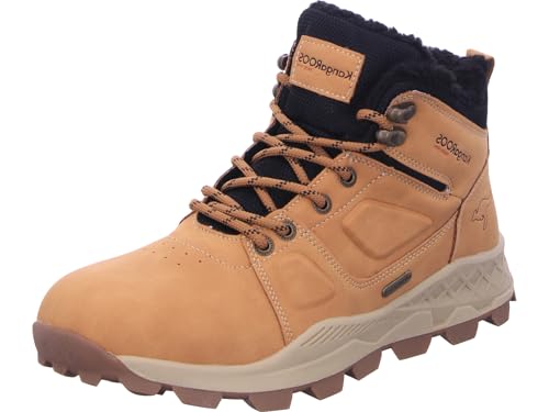 KangaROOS Herren K-TM Bart RV Schneestiefel, tan Yellow/Jet Black, 41 EU von KangaROOS