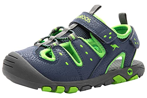 KangaROOS Herren K-trek Sandale, Dk Navy Lime, 36 EU von KangaROOS