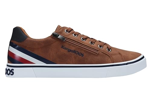KangaROOS Herren K-VM Chow RV Sneaker, Brown/dk Navy, 45 EU von KangaROOS