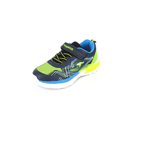 KangaROOS Herren K-sl Flasher Ev Sneaker, Dk Navy Lime, 35 EU von KangaROOS