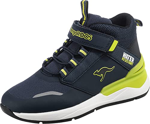 KangaROOS Herren KD-Dose EV Sneaker, dk Navy/Lime, 35 EU von KangaROOS