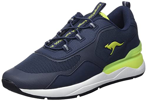 KangaROOS Herren Kd-Road Sneaker, Dk Navy Lime, 36 EU von KangaROOS