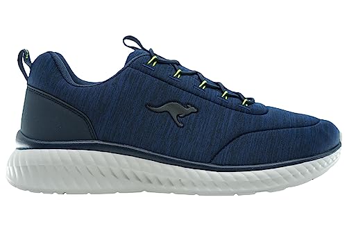 KangaROOS Herren KM-CRES Sneaker, dk Navy/Lime, 41 EU von KangaROOS